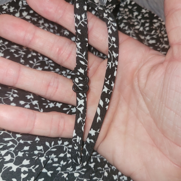 Shein Black and White Spaghetti Strap Sun Dress - Picture 8 of 8